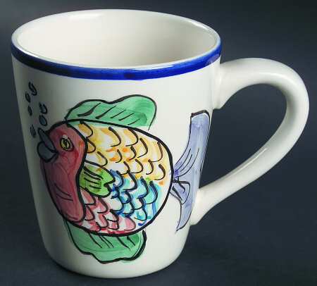 Pescada (Blue Trim) Jumbo Mug
