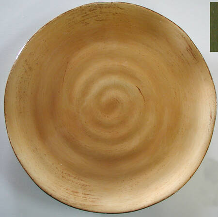Spirale Yellow (Scalloped) by Tabletops Unlimited