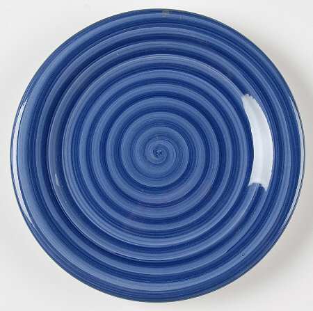 Spirale Blue Salad Plate