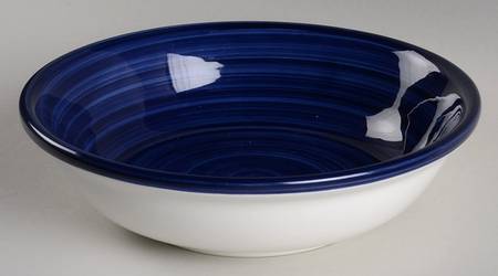 Spirale Blue 8" Individual Pasta Bowl