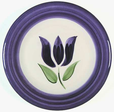 Spirale Lilac Salad Plate by Tabletops Unlimited