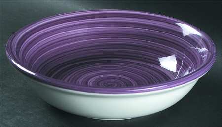Spirale Lilac 8" Individual Pasta Bowl