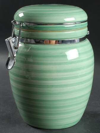 Spirale Lilac Large Canister with Hinged Lid