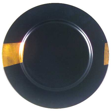 San Marco Gold Round Service Plate (Charger) Chop Plate