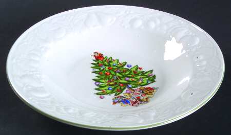 Christmas Time Rim Soup Bowl