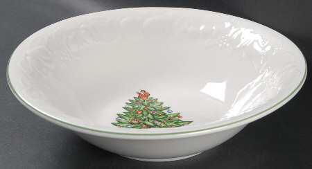 Christmas Time 10" Round Vegetable Bowl