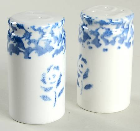 Sponge Blue Salt & Pepper Set