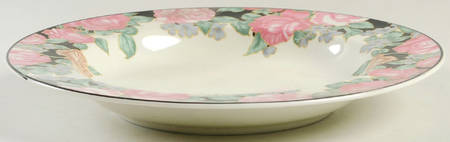 Victorian Chintz Rim Soup Bowl