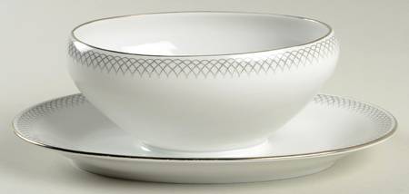 2987 Gravy Boat with Attached Underplate