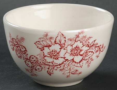 Dogwood Pink (Coupe, Smooth, White) Sugar Bowl No Lid