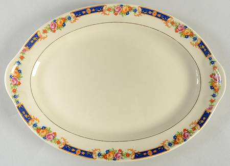 1294 13" Oval Serving Platter by Taylor, Smith & Taylor (Ts&T)