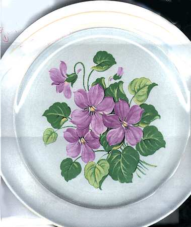 Marsh Violet Luray Dinner Plate