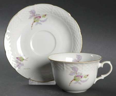 THU132 Flat Cup & Saucer Set