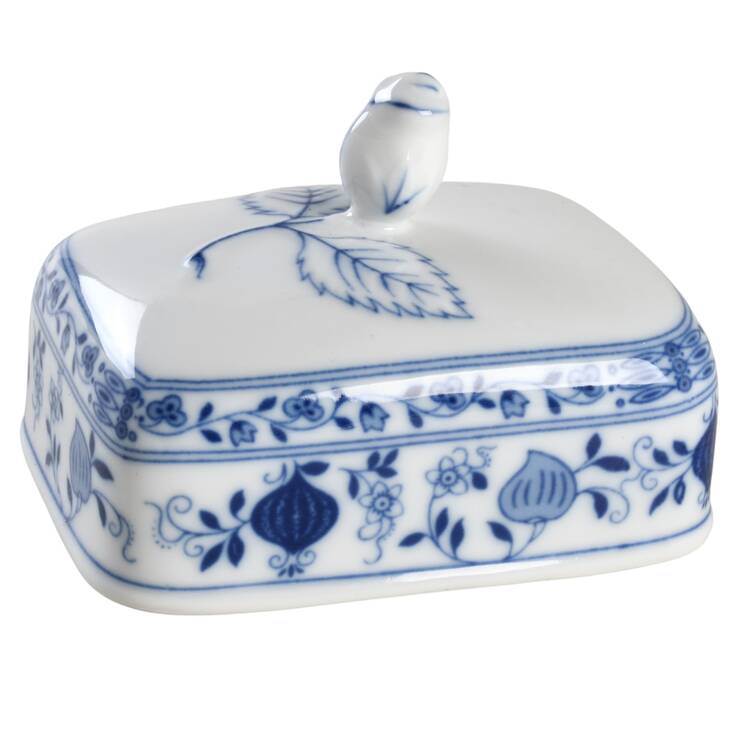 Blue Onion Lid for 1/4 Lb Butter by Tirschenreuth
