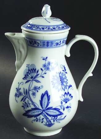Blue Onion Coffee Pot & Lid