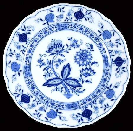 Blue Onion Salad Plate
