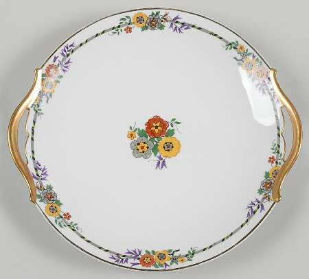 TRV192 Handled Cake Plate
