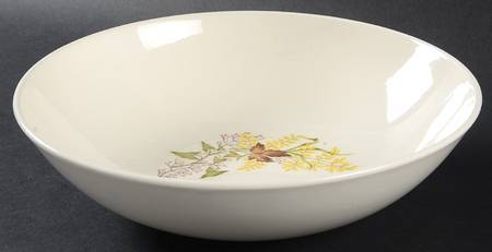 Leaf O'Gold (No Trim) 9" Round Vegetable Bowl