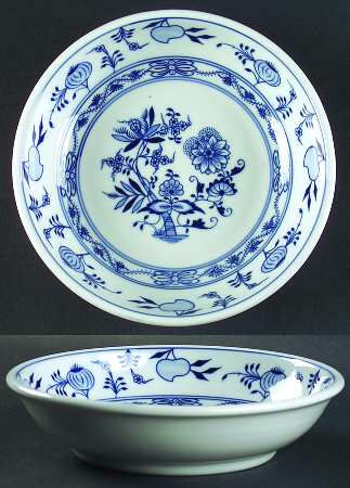 Blue Onion (Smooth) Coupe Soup Bowl