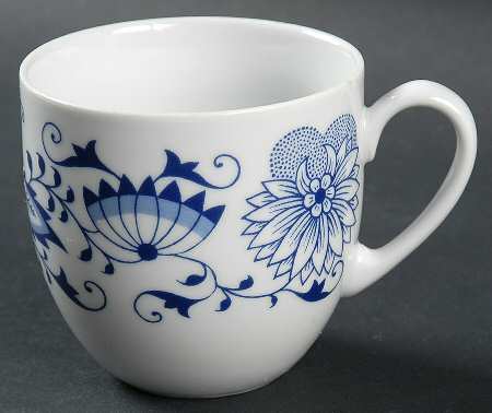 Blue Onion (Smooth) Flat Cup