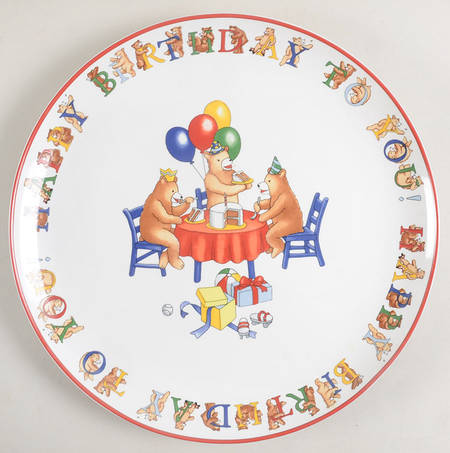 Alphabet Bears Cake Plate