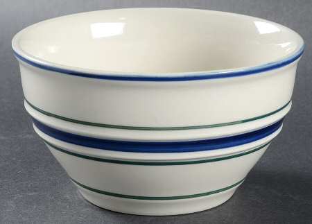 Blue Crock (Blue Edge) Coupe Cereal Bowl