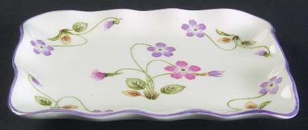 Violet Romance Rectangular Tray