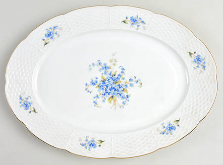 THU137 12" Oval Serving Platter