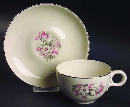 TST224 Flat Cup & Saucer Set
