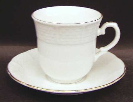 THU138 Flat Demitasse Cup & Saucer Set