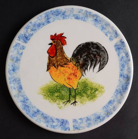 Country Barn Rooster Trivet