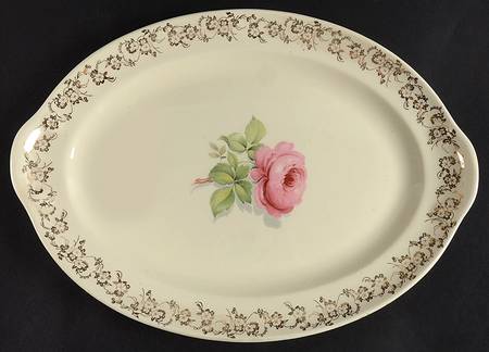 1958-1-2 13" Oval Serving Platter