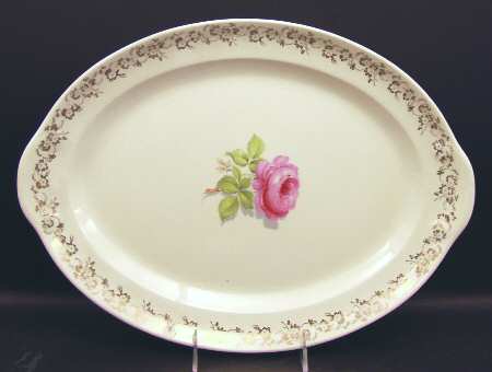 1958-1-2 15" Oval Serving Platter