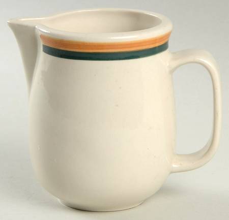 Kitchen Basics Brown Green (Coupe) Creamer