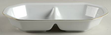 Monaco Oval Divided Vegetable Bowl by Toscany