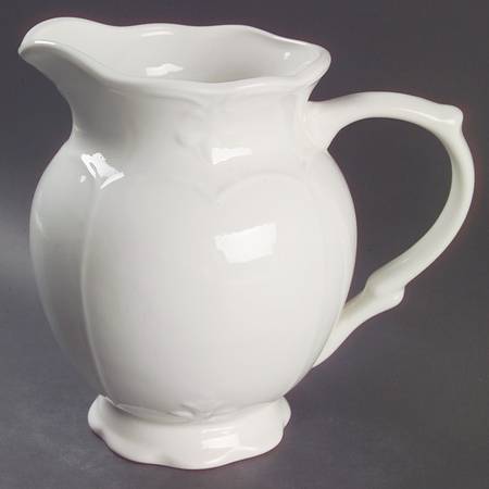 Versailles Off White 56 Oz Pitcher by Tabletops Unlimited