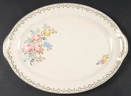 1931 15" Oval Serving Platter