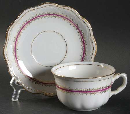 TST367 Flat Cup & Saucer Set