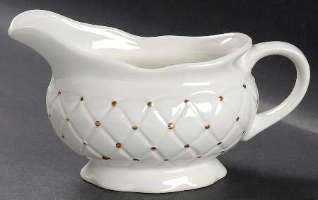 Golden Quilt Gravy Boat