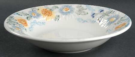 Daisy Patch Large Rim Soup Bowl