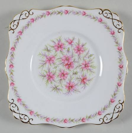 Love In The Mist Pink Cookie Plate
