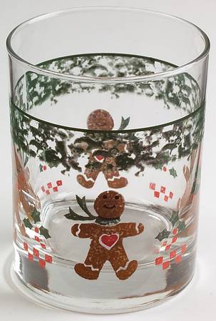 Gingerbread 10 Oz Glassware Double Old Fashioned
