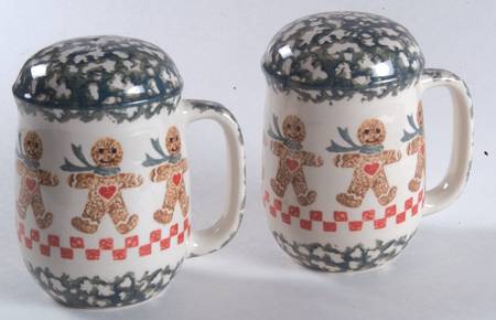 Gingerbread Stove Top Salt & Pepper Set