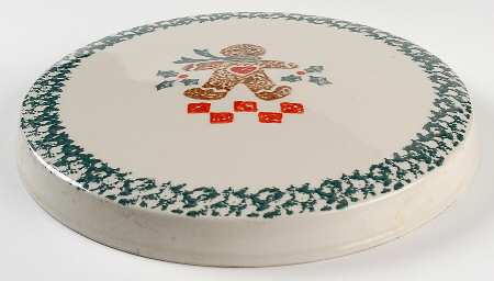Gingerbread Large Ceramic Stove Cover