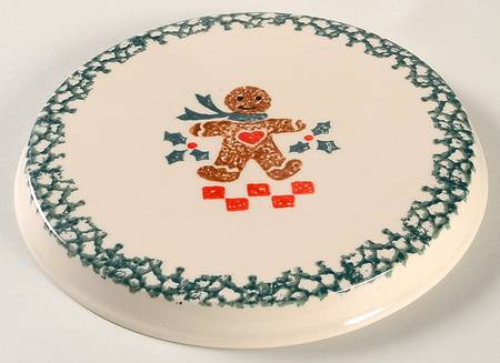Gingerbread Small Ceramic Stove Cover