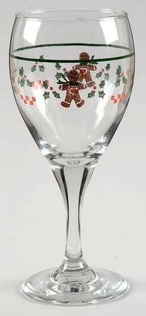 Gingerbread 10 Oz Glassware Goblet