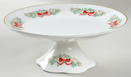 Festive Season Round Compote (Height X Width) by Tudor Rose