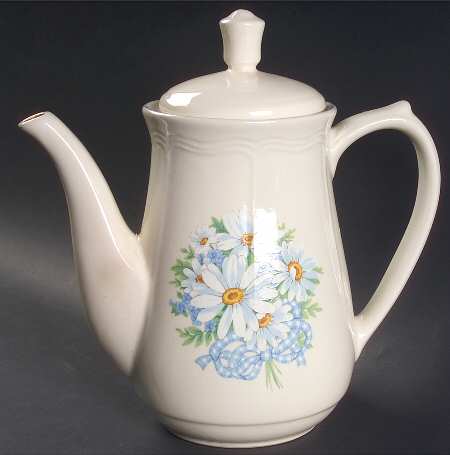 Daisy Bouquet Coffee Pot & Lid