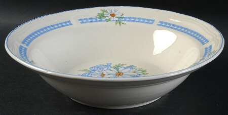 Daisy Bouquet 8" Round Vegetable Bowl