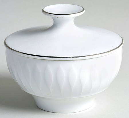 Platinum Band Sugar Bowl & Lid